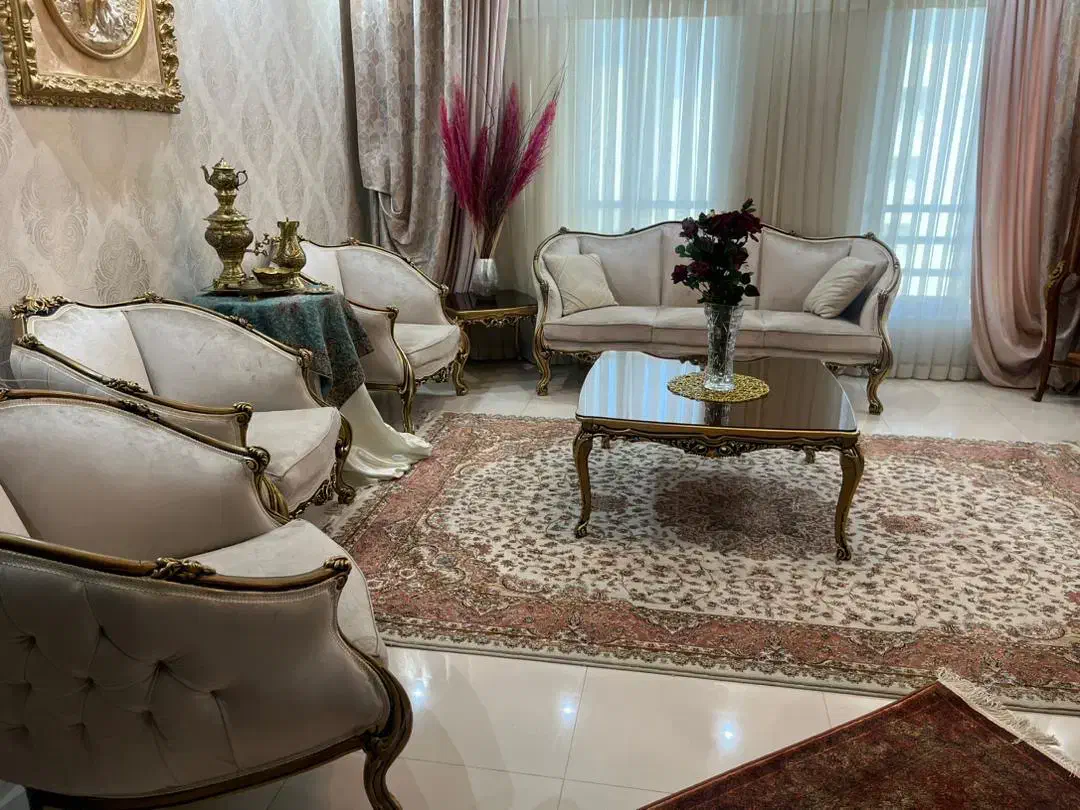 مبل استیل به همراه میز غذا خوری|مبلمان خانگی و میز عسلی|اهواز, پادادشهر|دیوار