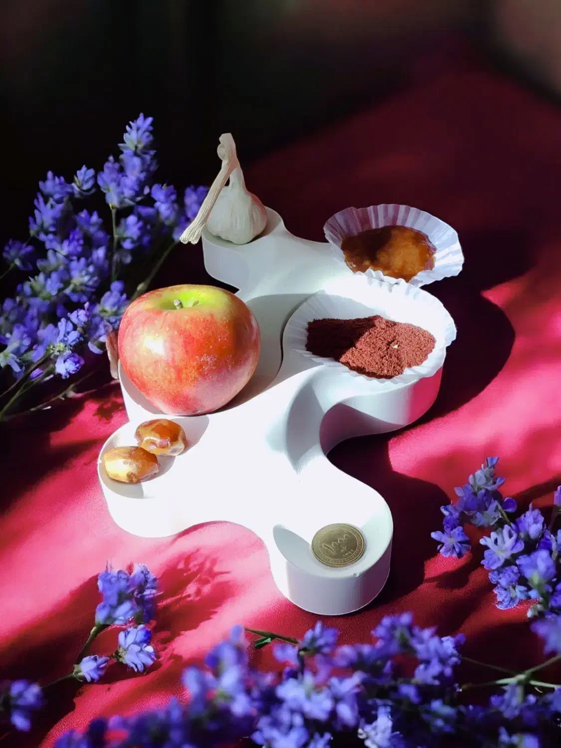 هفتسین دوپارچه طرح مدرن ملورینا رنگ cloud dancer|صنایع دستی و سایر لوازم تزئینی|لاهیجان, شیخ زاهد|دیوار