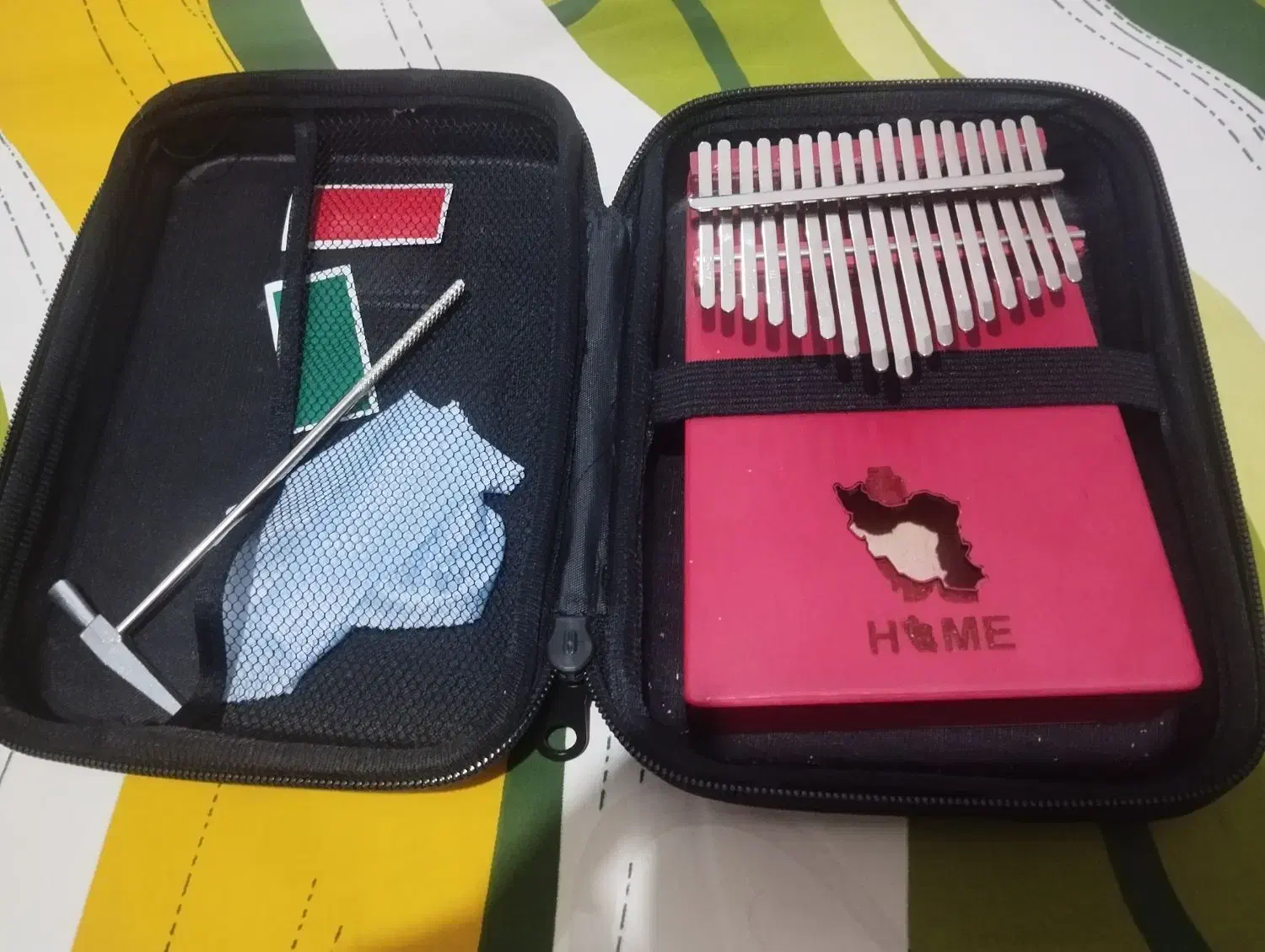 کالیمبا 17 تیغه نو با هارد کیس|سازهای سنتی|رفسنجان, |دیوار