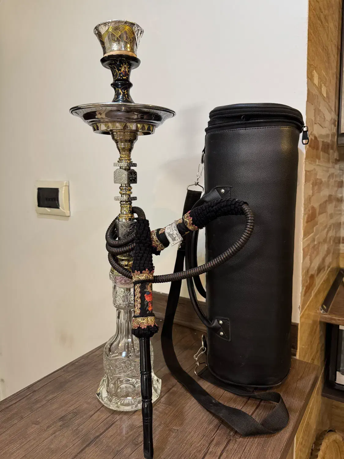 قلیان حاج اوغلی تمام قلم‌کاری|کلکسیون و سرگرمی|تهران, پرستار|دیوار