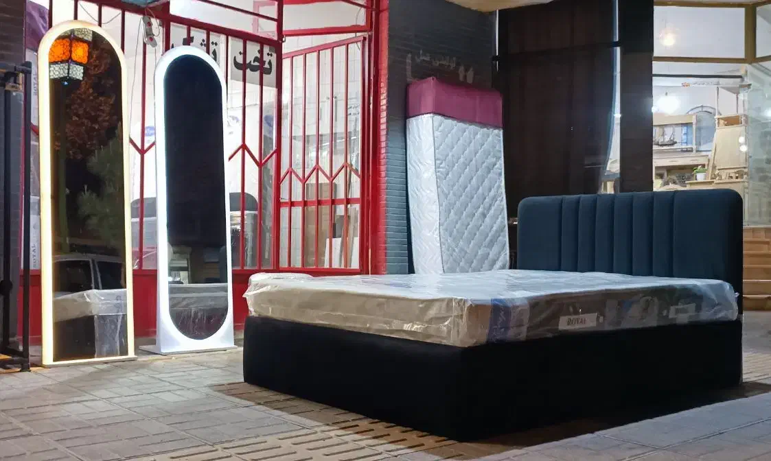 تخت یک ونیم نفره(عرض۱۲۰) نئوکلاسیک|تخت و سرویس خواب|اصفهان, زاجان|دیوار