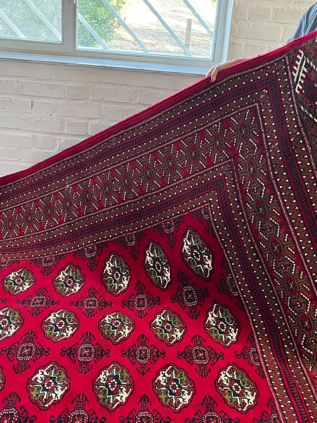 فرش ترکمن ۱۲ متر|فرش|گرگان, |دیوار