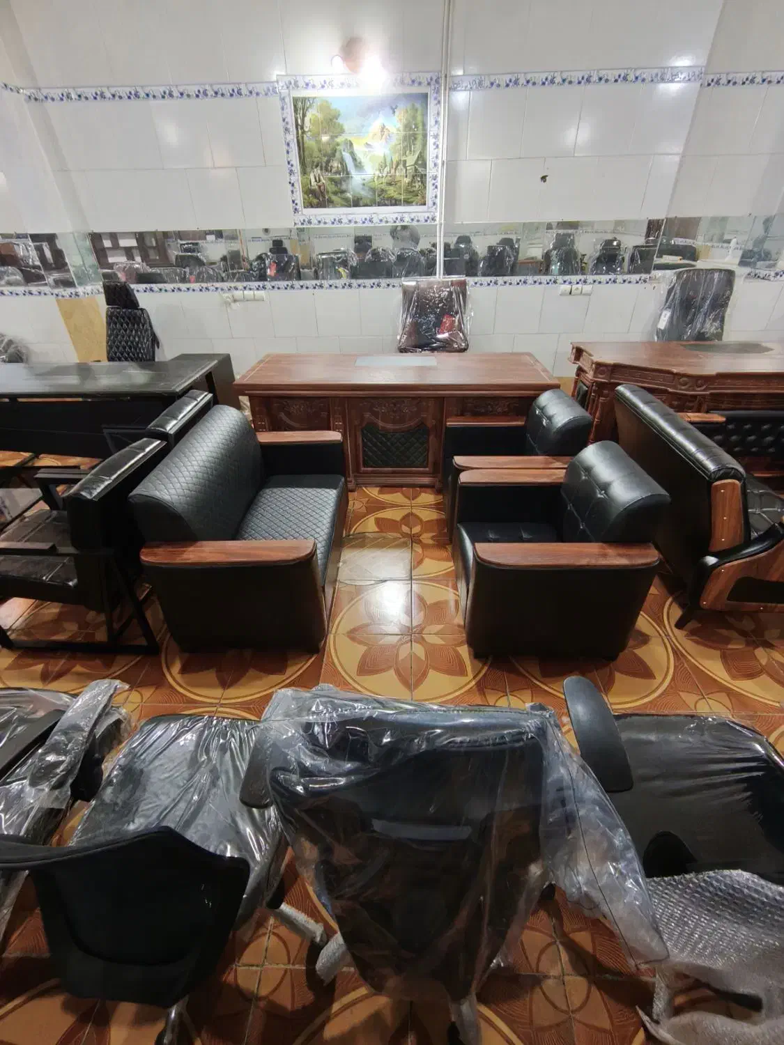 تولیدی نیم ست اداری مبل اداری|مبلمان اداری|تبریز, |دیوار