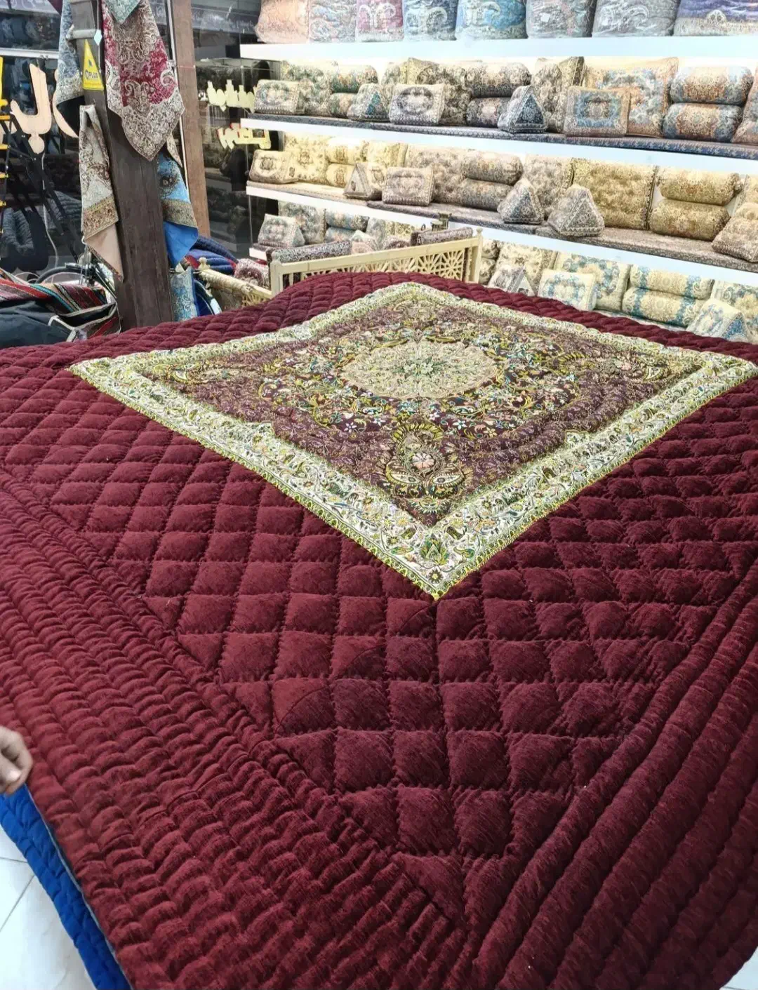 لحاف کرسی پشمی مدل سالام ابعاد 3.5 در 3.5 متر مربع|رختخواب، بالش، پتو|تهران, شهرک ولیعصر جنوبی|دیوار