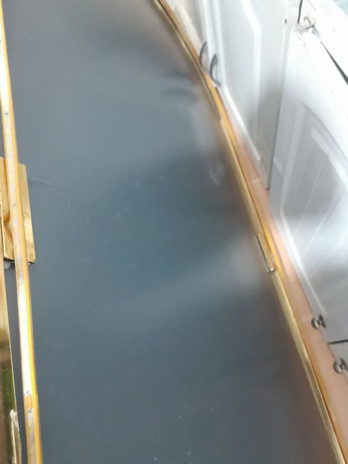 آینه بزرگ بانور مخفی وکنار ه طلایی نو|آینه|قم, قم نو|دیوار