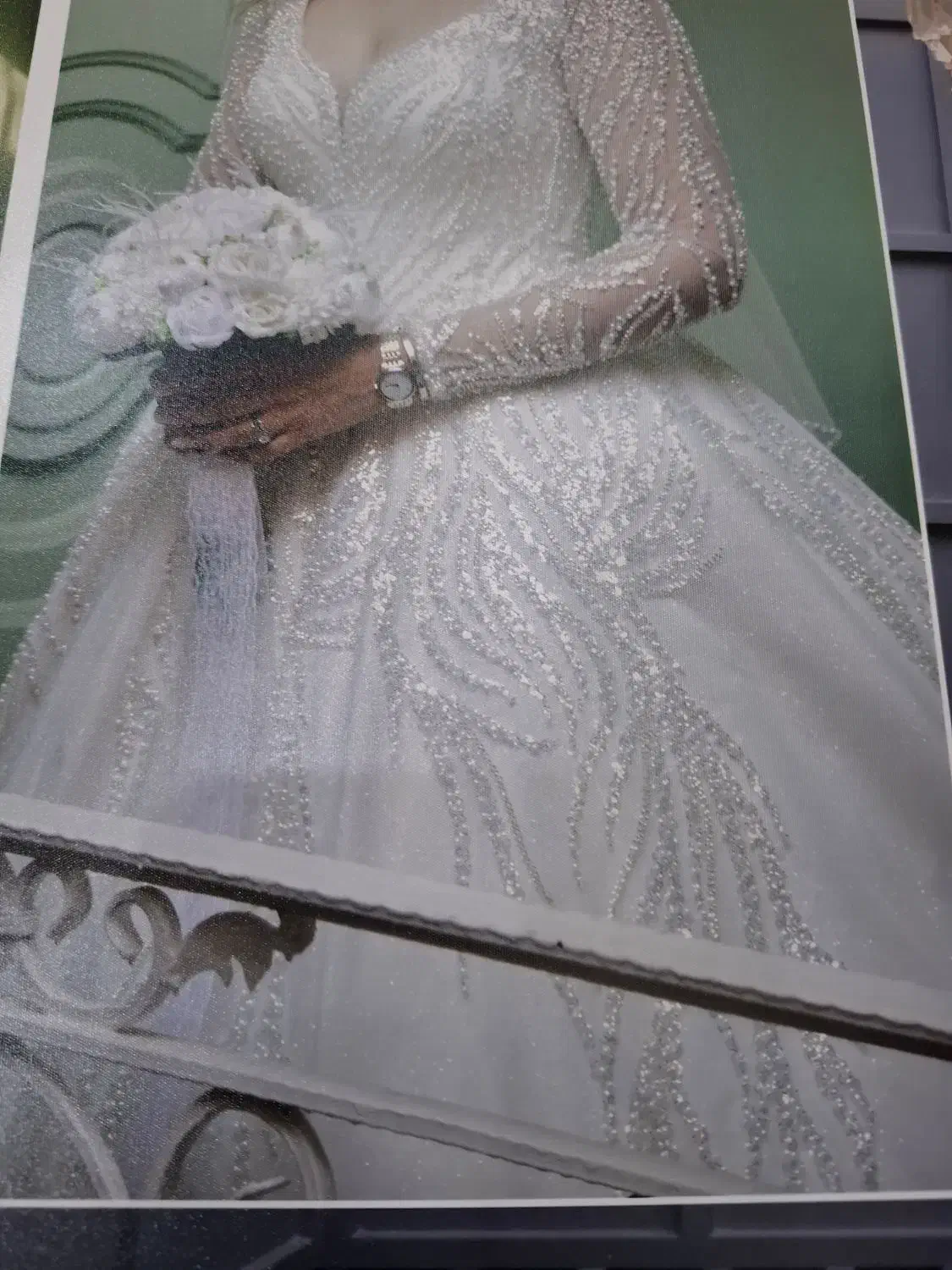 لباس عروس مرواریدی|لباس|تهران, جابری|دیوار