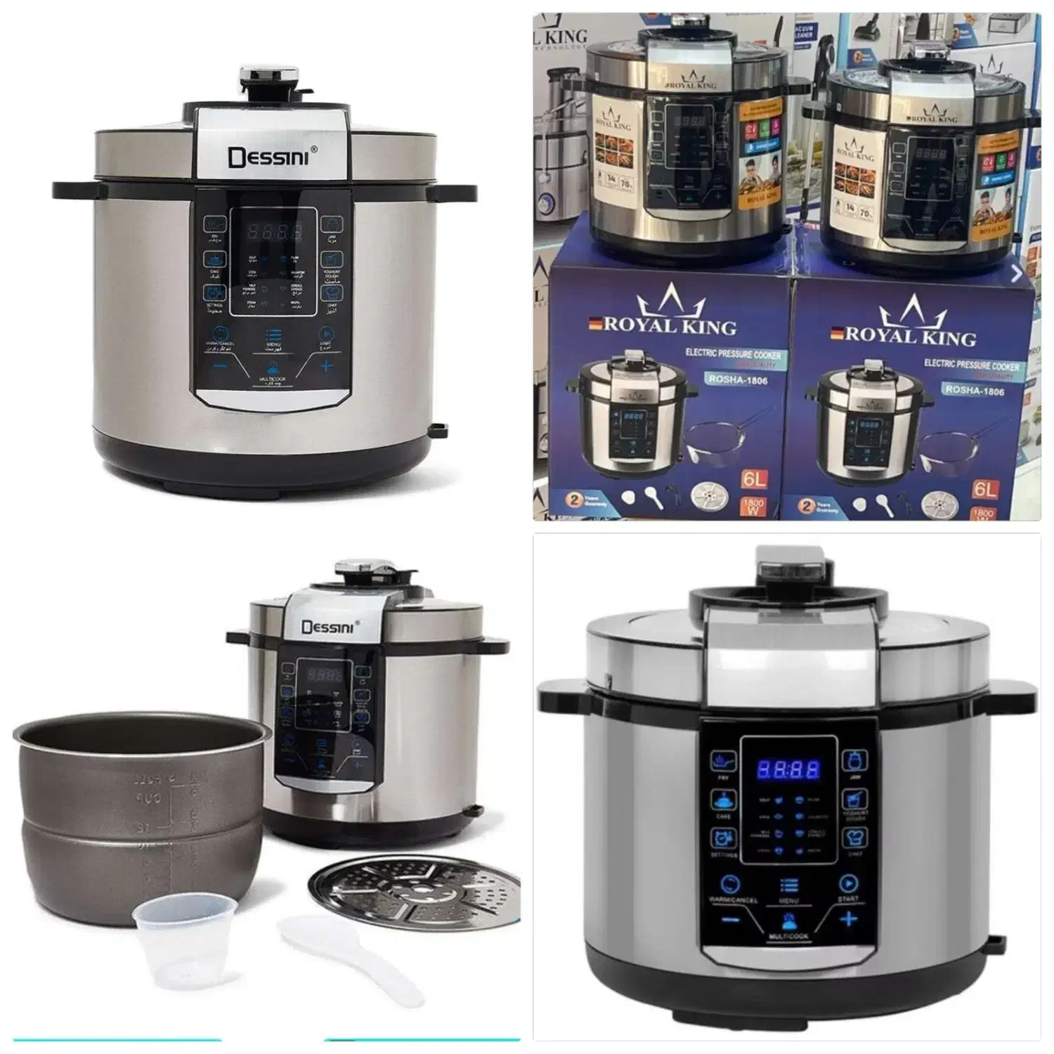 پلوپز برقی تمام دجیتال همه کاره پلو پز سرخکن اصلی|اجاق گاز و لوازم برقی پختوپز|یزد, |دیوار