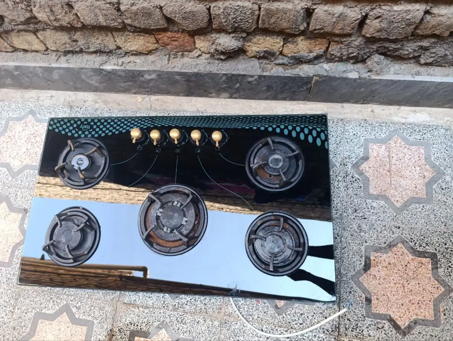 اجاق صفحه ای شیشه ای|اجاق گاز و لوازم برقی پختوپز|قم, علی آباد|دیوار