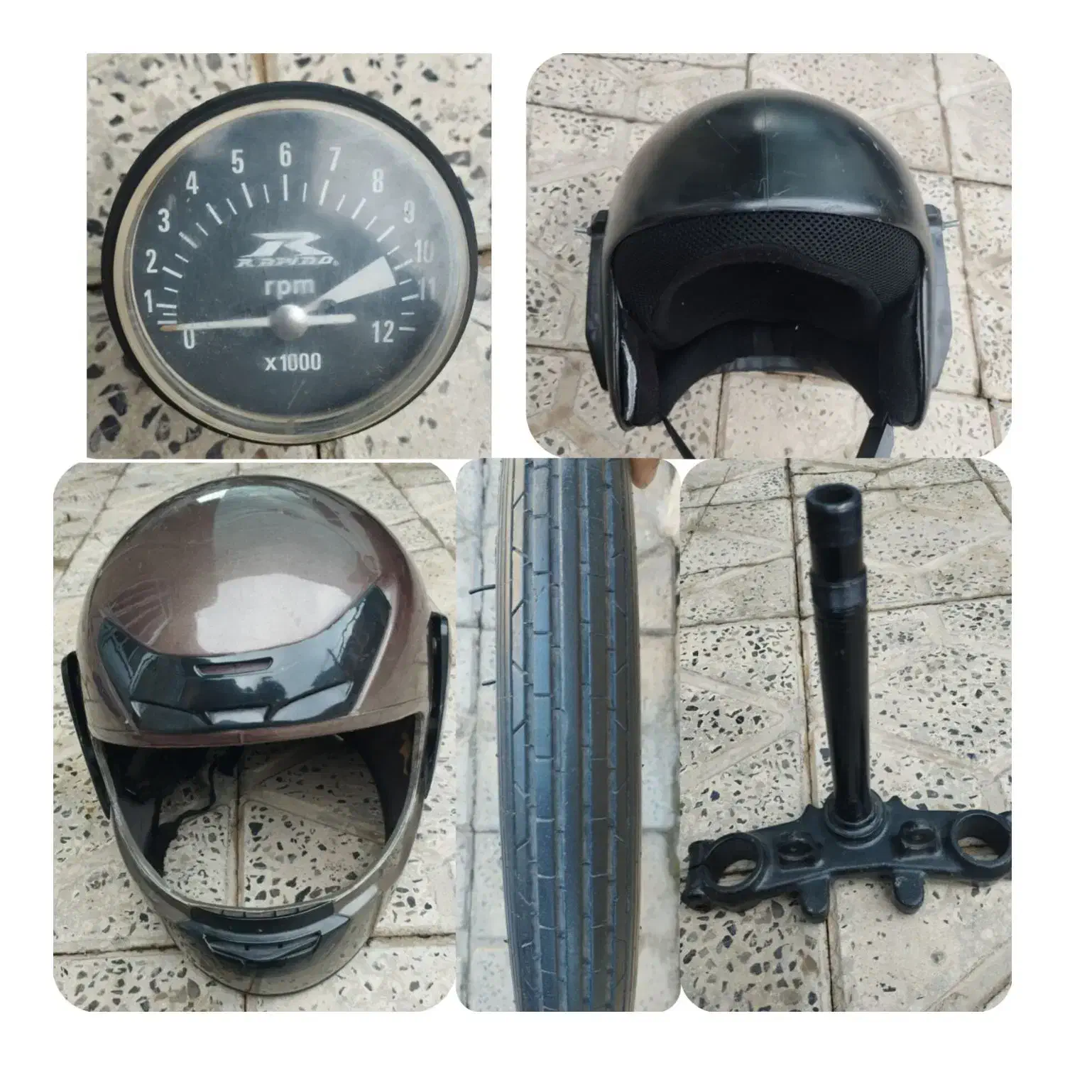 کلاه کاسکت وقطعات پراید و موتور 125|قطعات یدکی و لوازم جانبی|ایلام, |دیوار