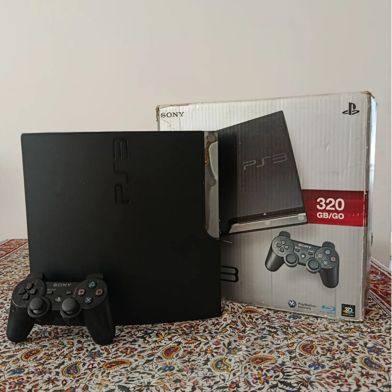 PS3 SLIM|کنسول، بازی ویدئویی و آنلاین|برخوار, |دیوار