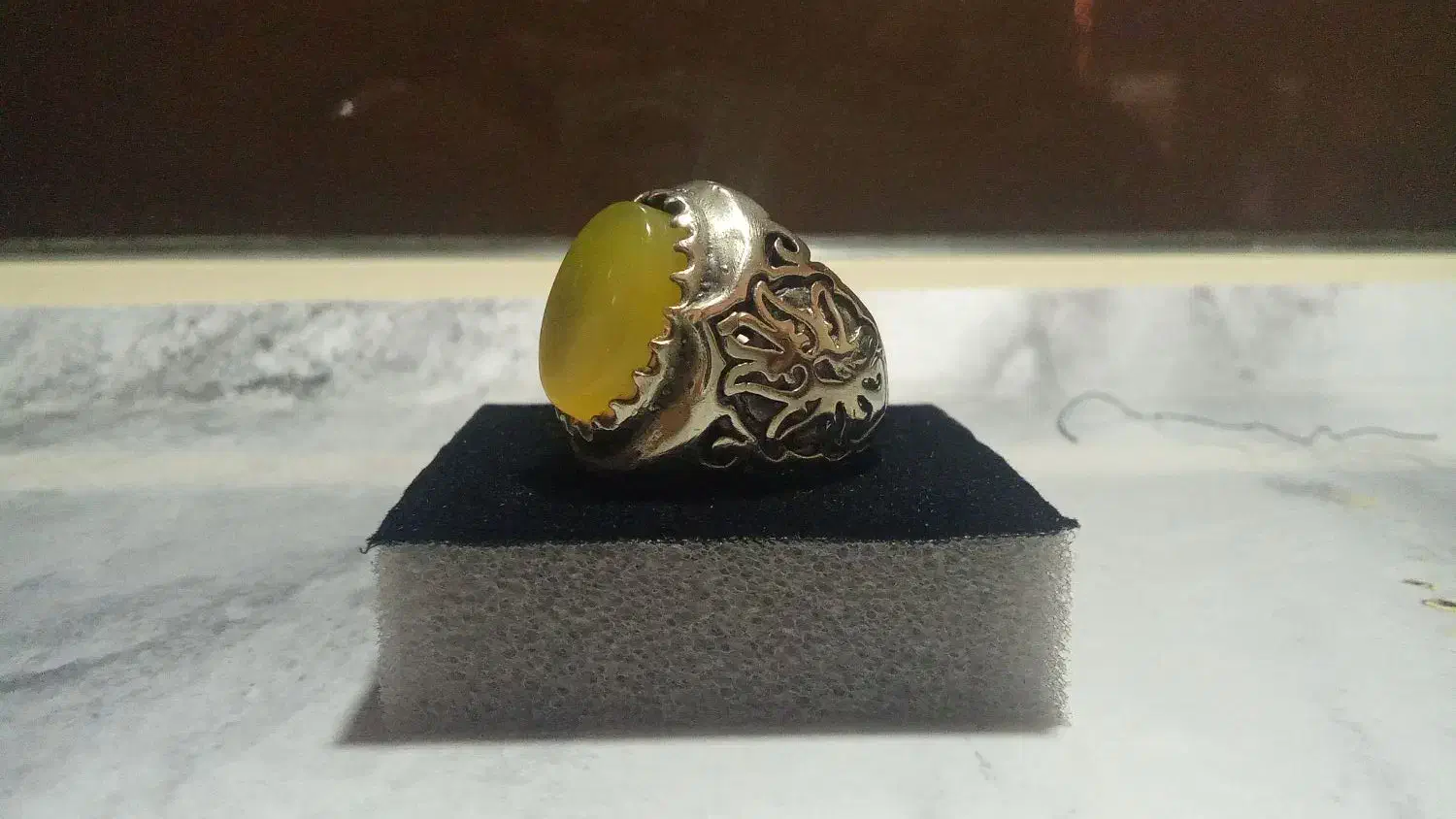 انگشتر عقیق زرد|جواهرات|میاندوآب, |دیوار