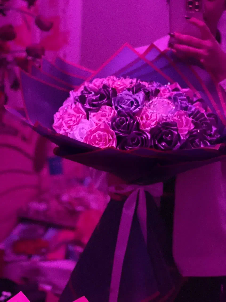 گل ربانی بزرگ زیبا|گل مصنوعی|سیاخ دارنگون, |دیوار