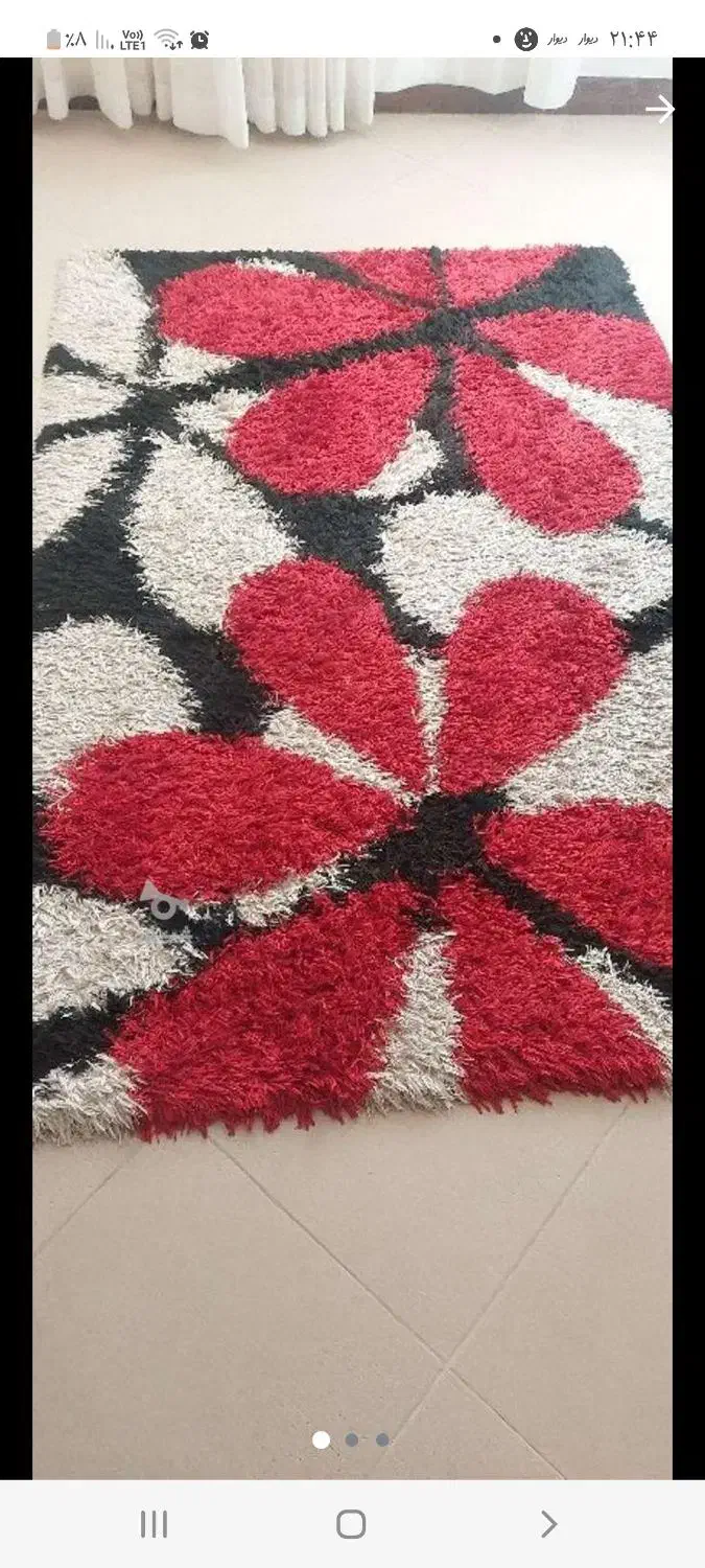 قالیچه ۱ونیم در۲متر|فرش|ساری, |دیوار