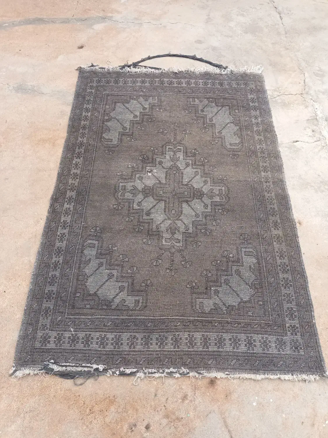 قالیچه با قدمت 78سال|فرش|مسجد سلیمان, |دیوار