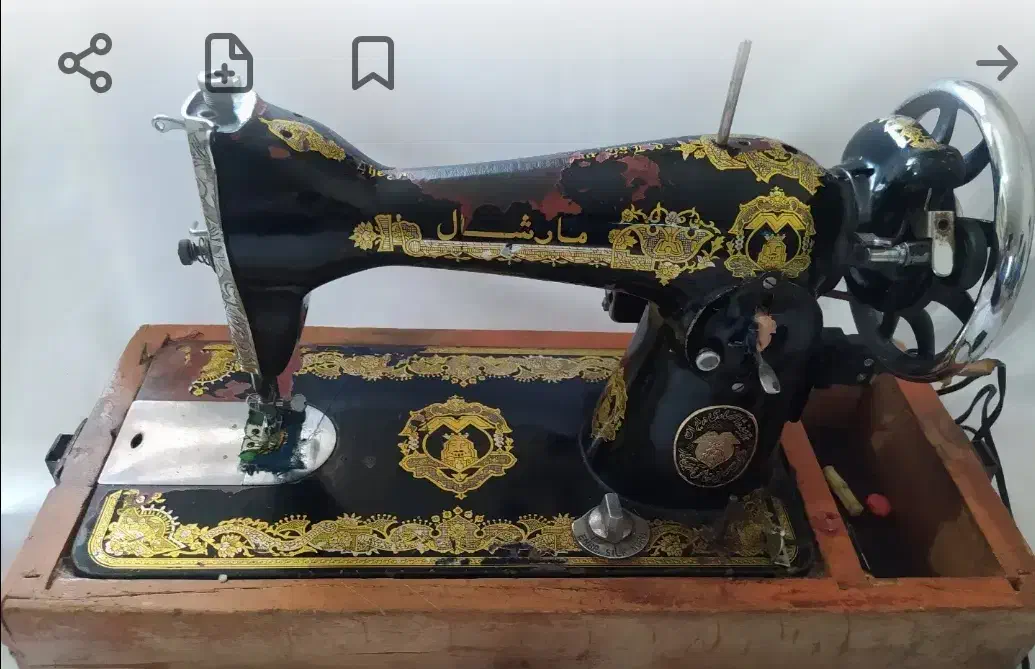 چرخ قدیمی|چرخ خیاطی و ریسندگی|کردکوی, |دیوار