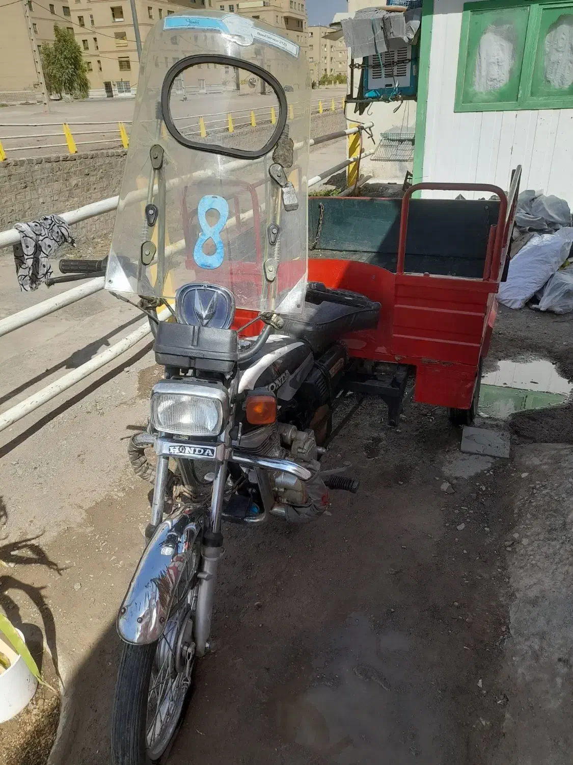 موتورسیکلت سه چرخه باری ۲۰۰سی سی|موتورسیکلت|قم, پردیسان|دیوار