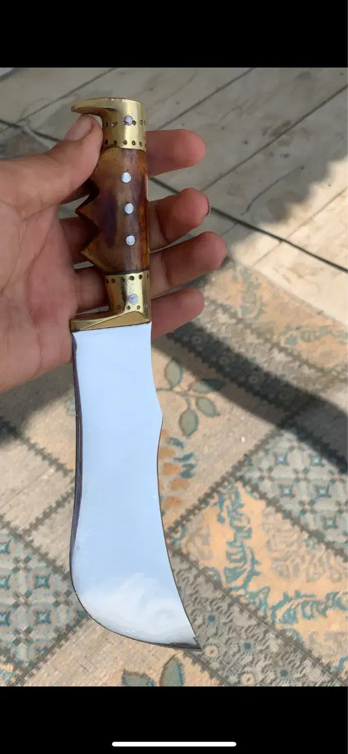 چاقو ترکمن۲۷سانت شافت|کوهنوردی و کمپینگ|گنبد کاووس, |دیوار