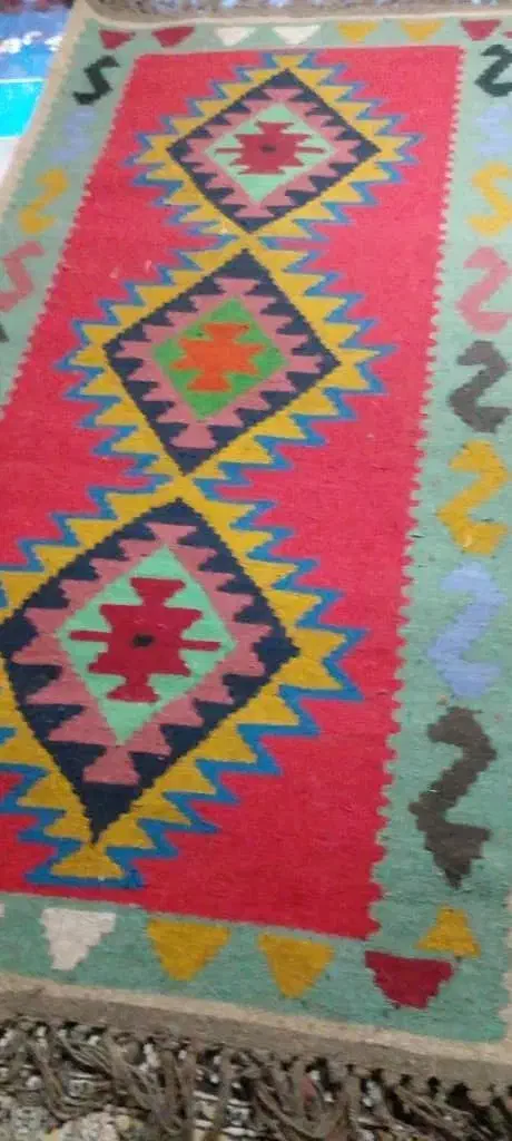 گلیم دستباف|گلیم، جاجیم، گبه|اصفهان, نقش جهان|دیوار