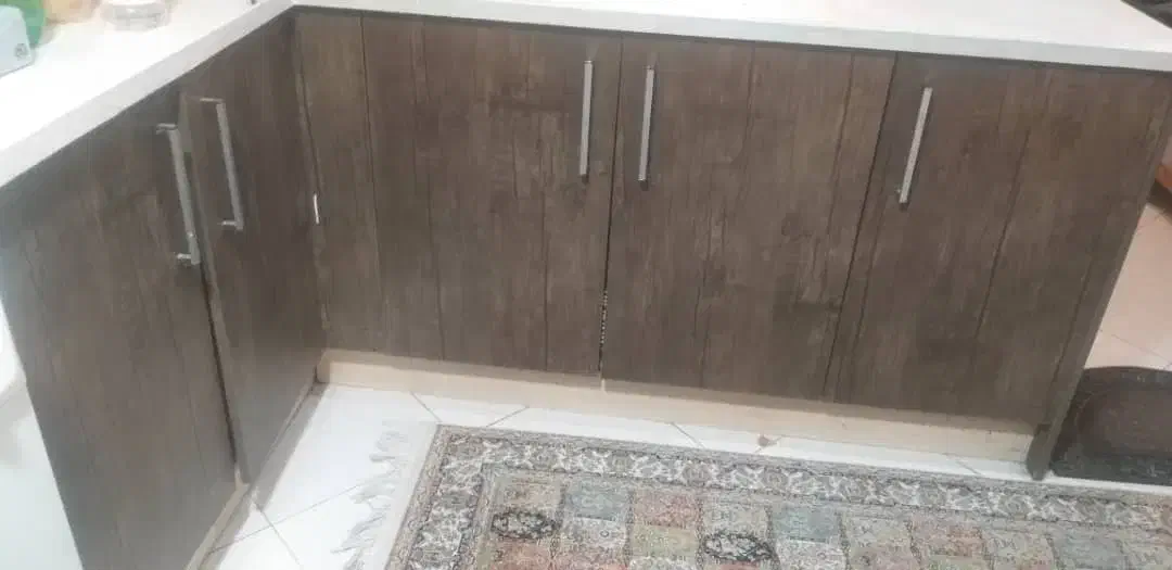 کابینت، گاز رومیزی، هود، میز تلویزیون|آب‌چکان و نظم‌دهنده ظروف|تهران, حکیمیه|دیوار