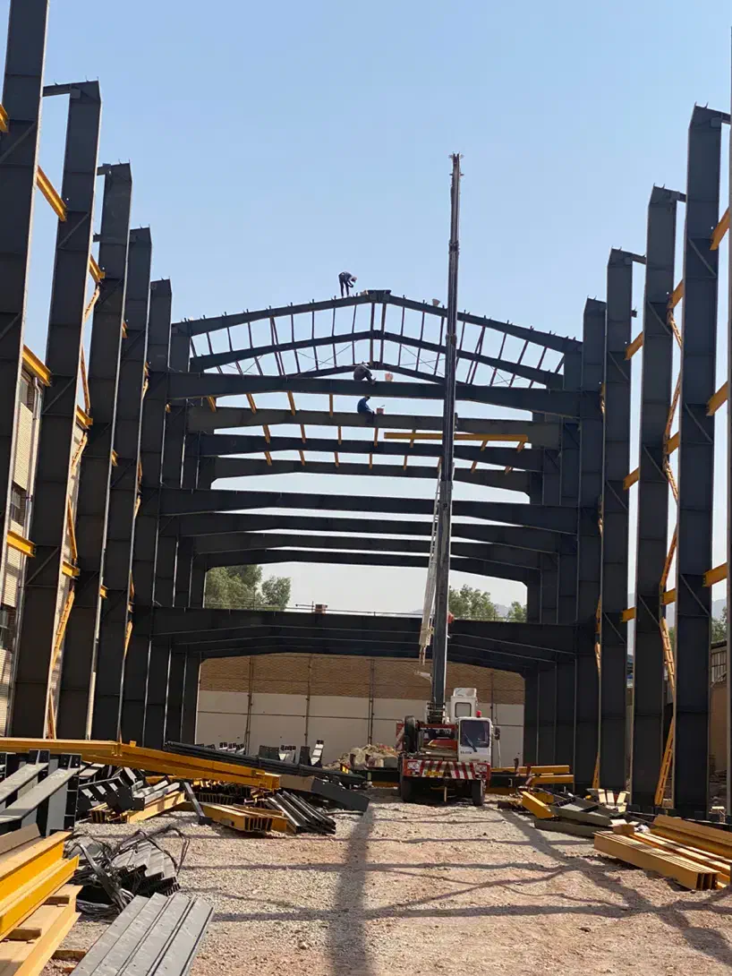 ساخت سوله واسکلت ساختمان واستراکچروانواع سازه فلزی|خدمات پیشه و مهارت|شریفآباد, |دیوار