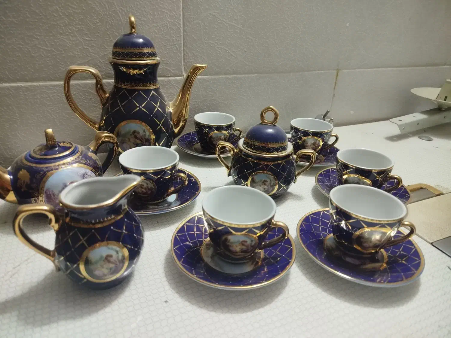 سرویس سورمه ای|صنایع دستی و سایر لوازم تزئینی|یزد, |دیوار