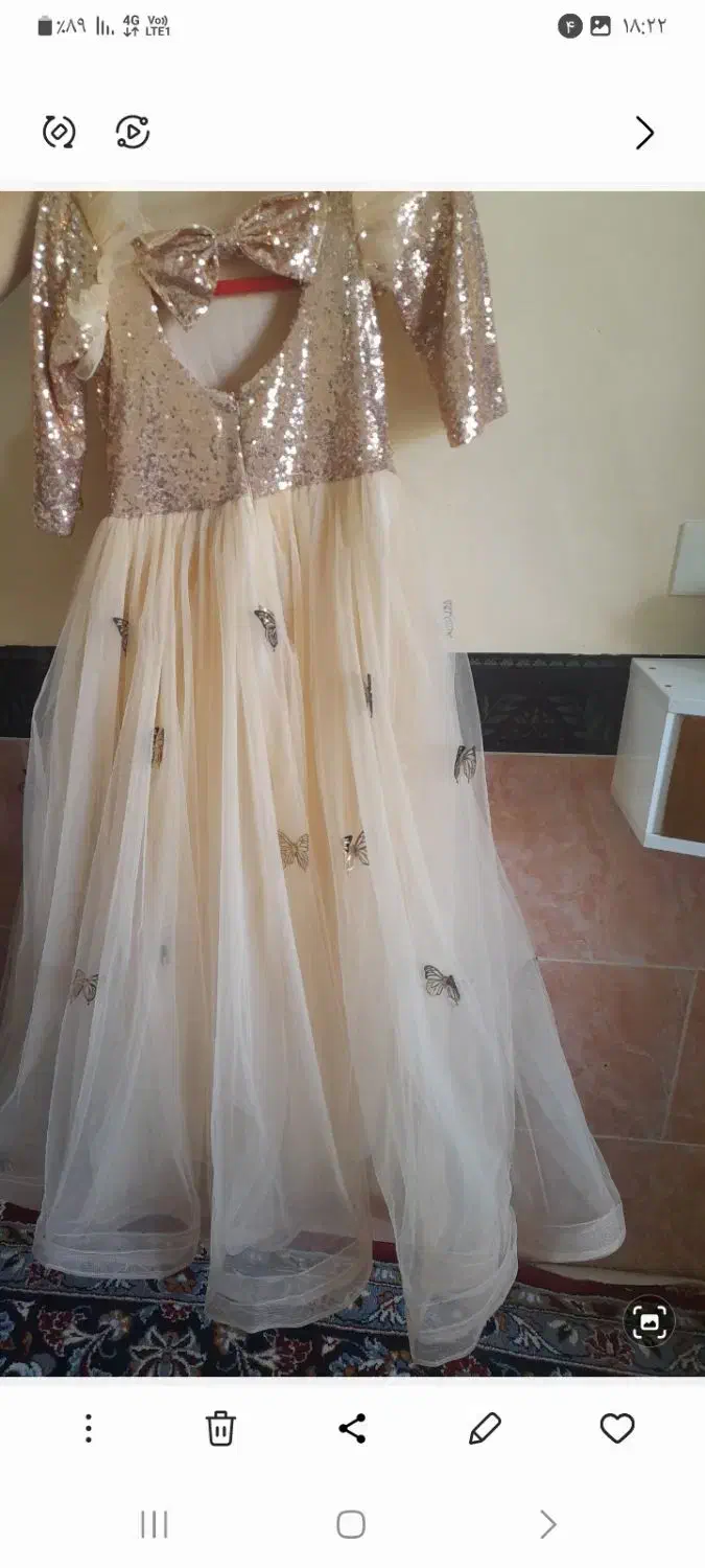 لباس مجلسی دست دوم تمیز|لباس|کاکی, |دیوار