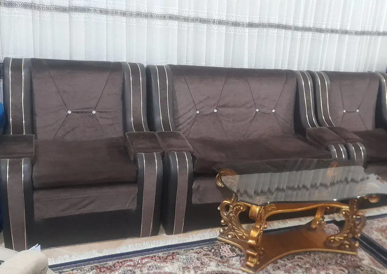 مبل 7 نفره سالم|مبلمان خانگی و میز عسلی|خواف, |دیوار