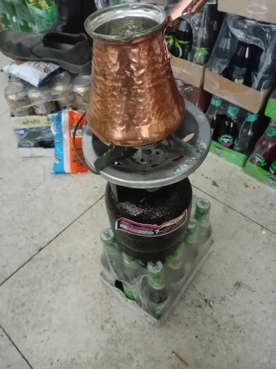 پیک پیکنیکی  نو هست گاز دارد قهوه جواد سلام نو است|اجاق گاز و لوازم برقی پخت‌وپز|گرگان, |دیوار