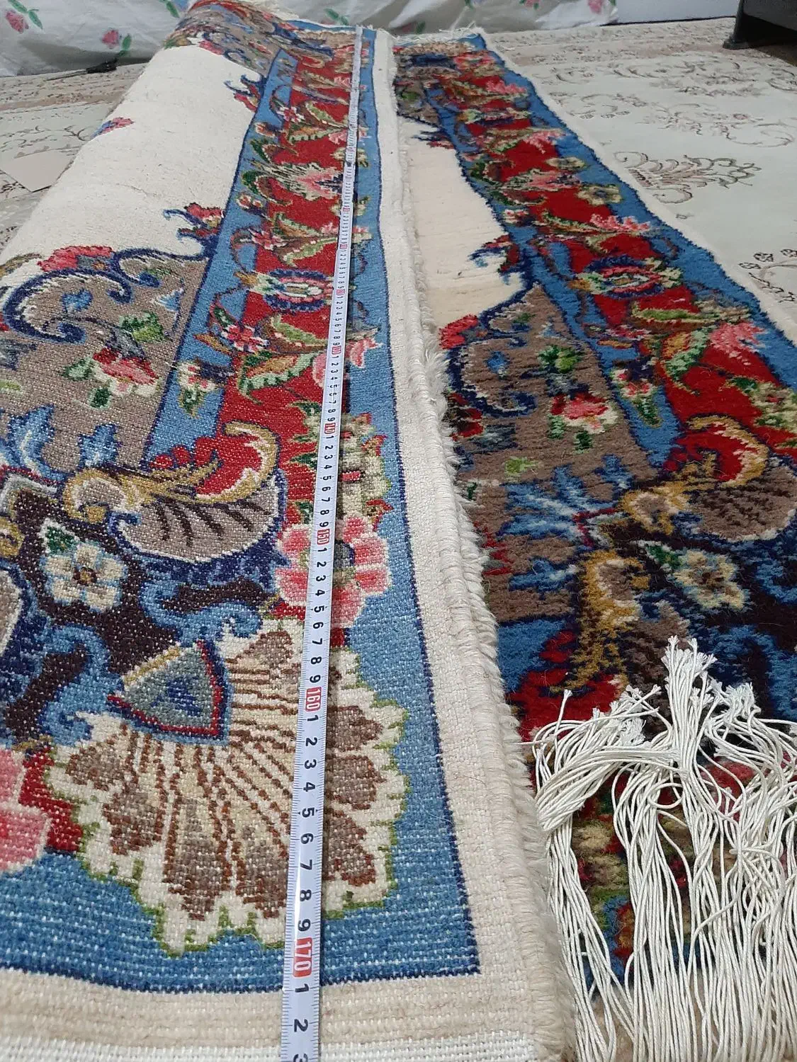 فرش دستباف زرنیم ۱۱۰ ۱۶۰ نو|فرش|همدان, |دیوار