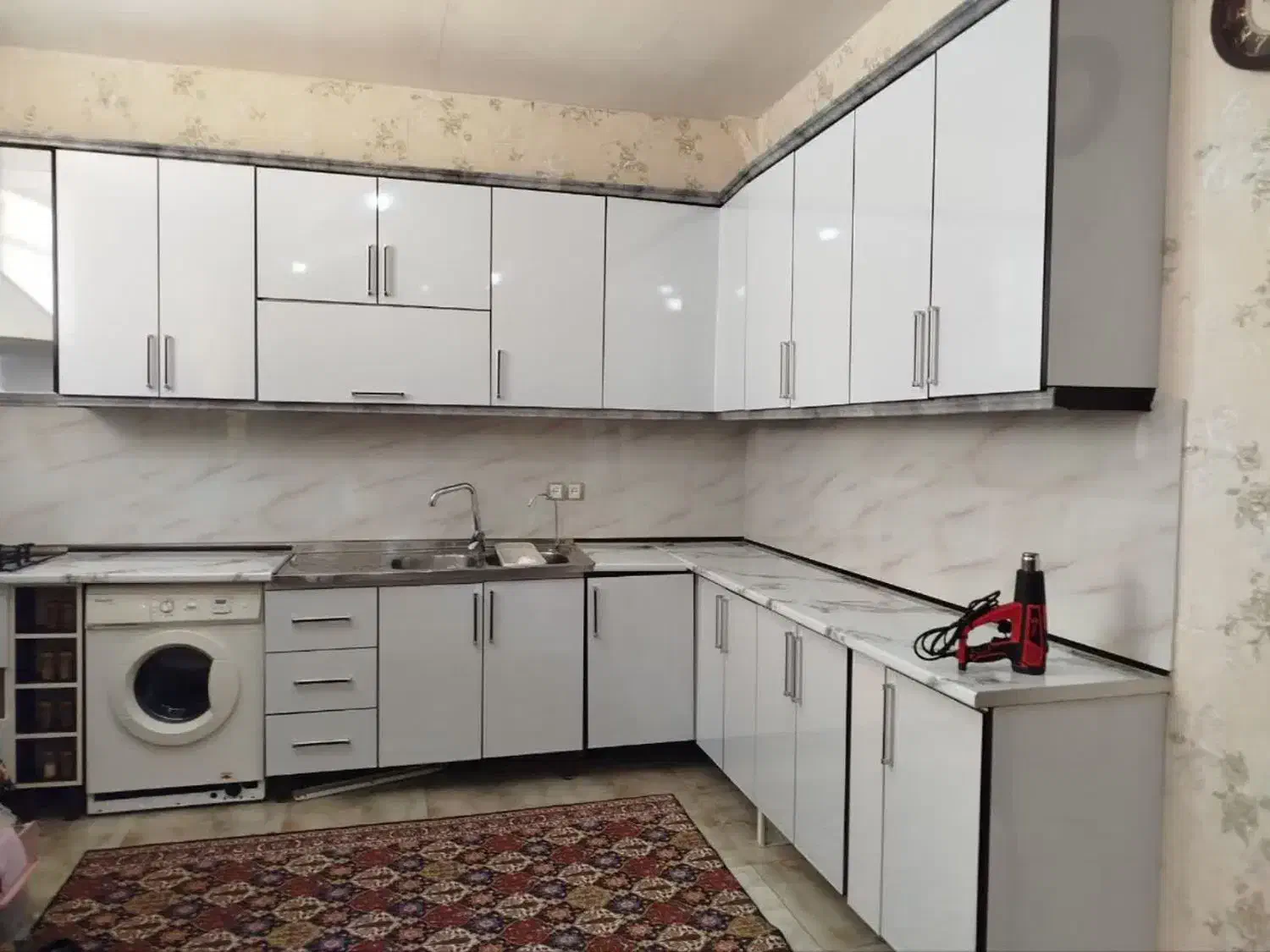 برچسب کابینت دیوارپوش فومی ترمووال ماربل شیت|خدمات پیشه و مهارت|اراک, |دیوار