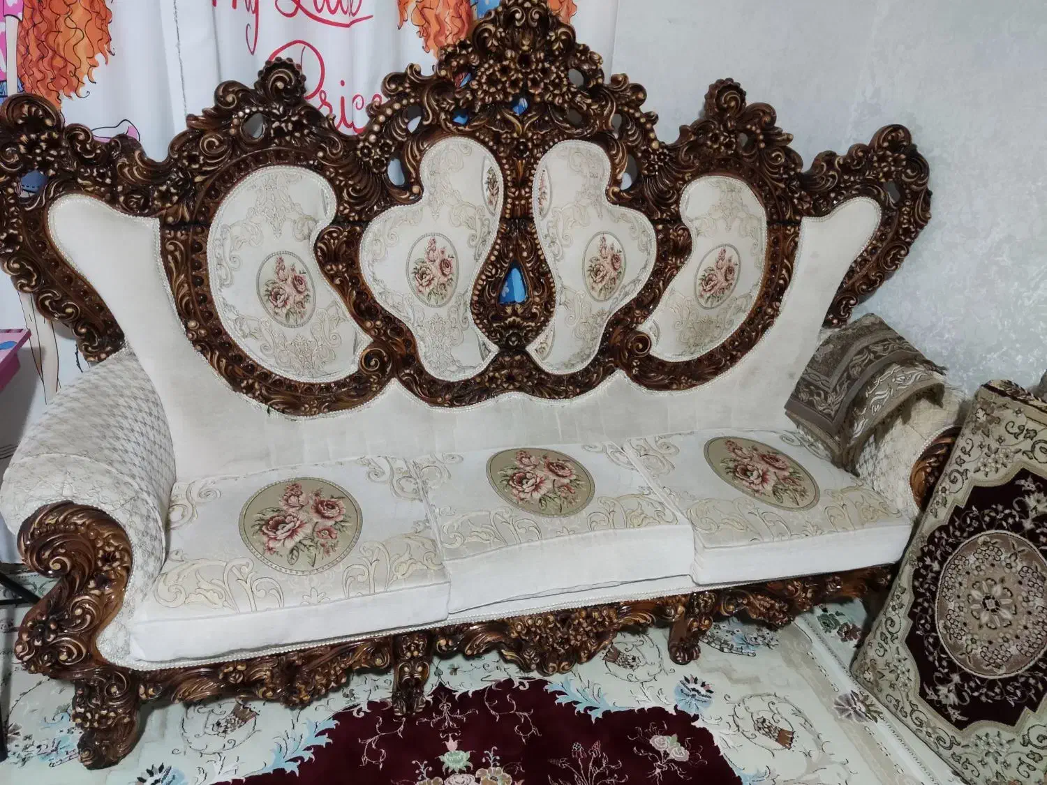 مبل سلطنتی|مبلمان خانگی و میز عسلی|سنندج, |دیوار