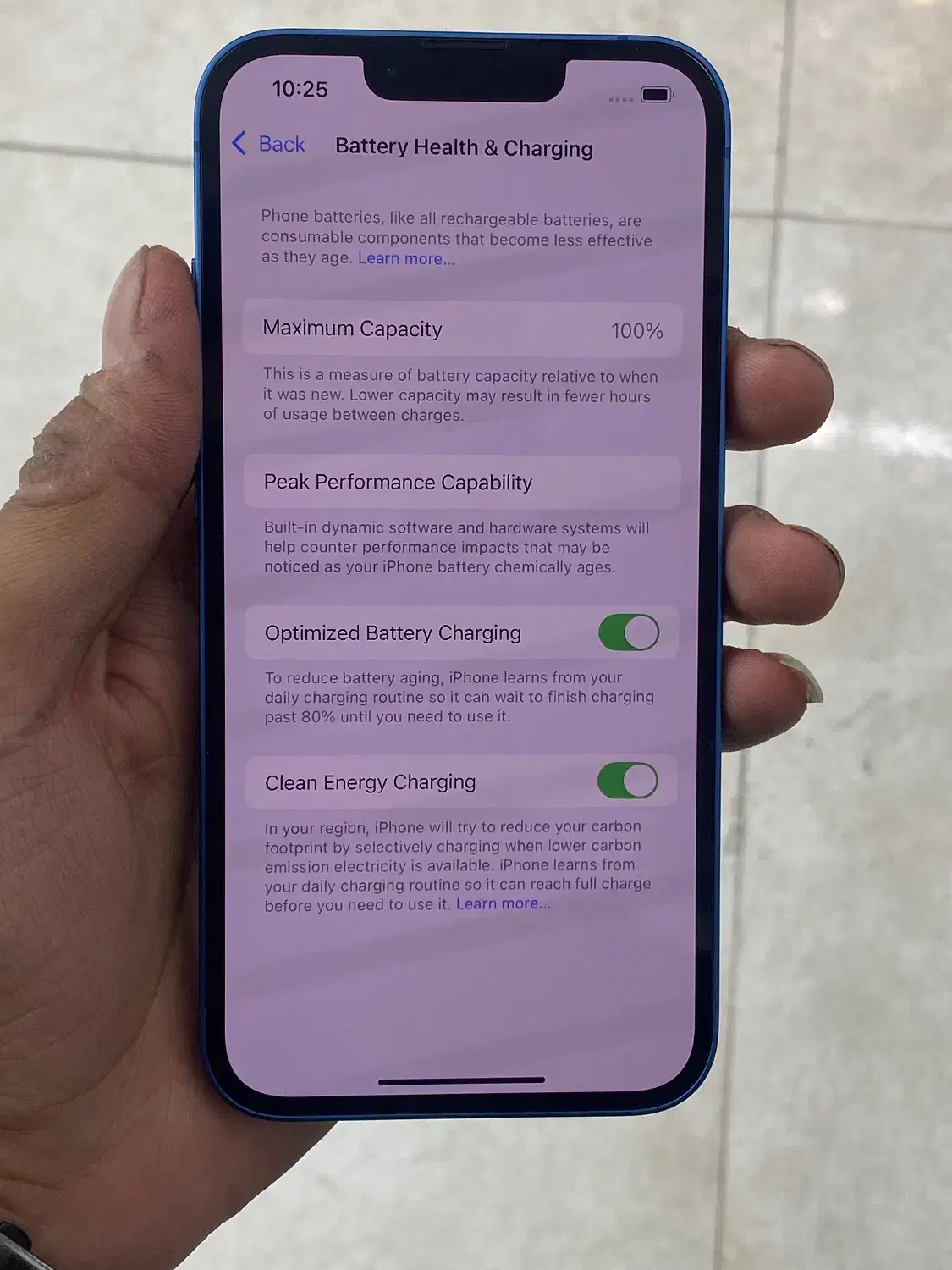 ایفون ۱۳ نرمال باتری%100 iphone 13 normal|موبایل|تهران, شمیران‌نو|دیوار