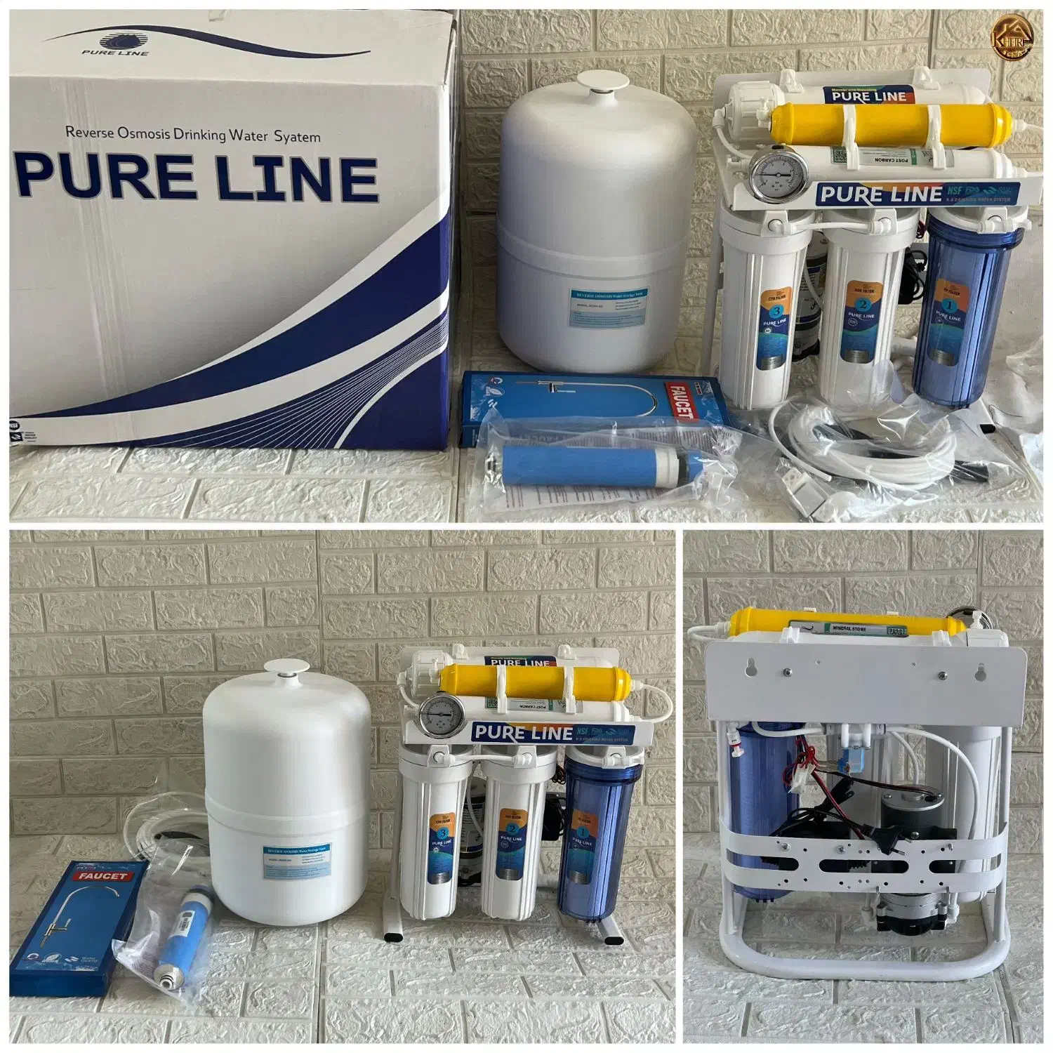 دستگاه تصفیه آب ۶ مرحله ۳ مرحله تایوانی وایرانی|آبسردکن و تصفیه آب|بروجرد, |دیوار