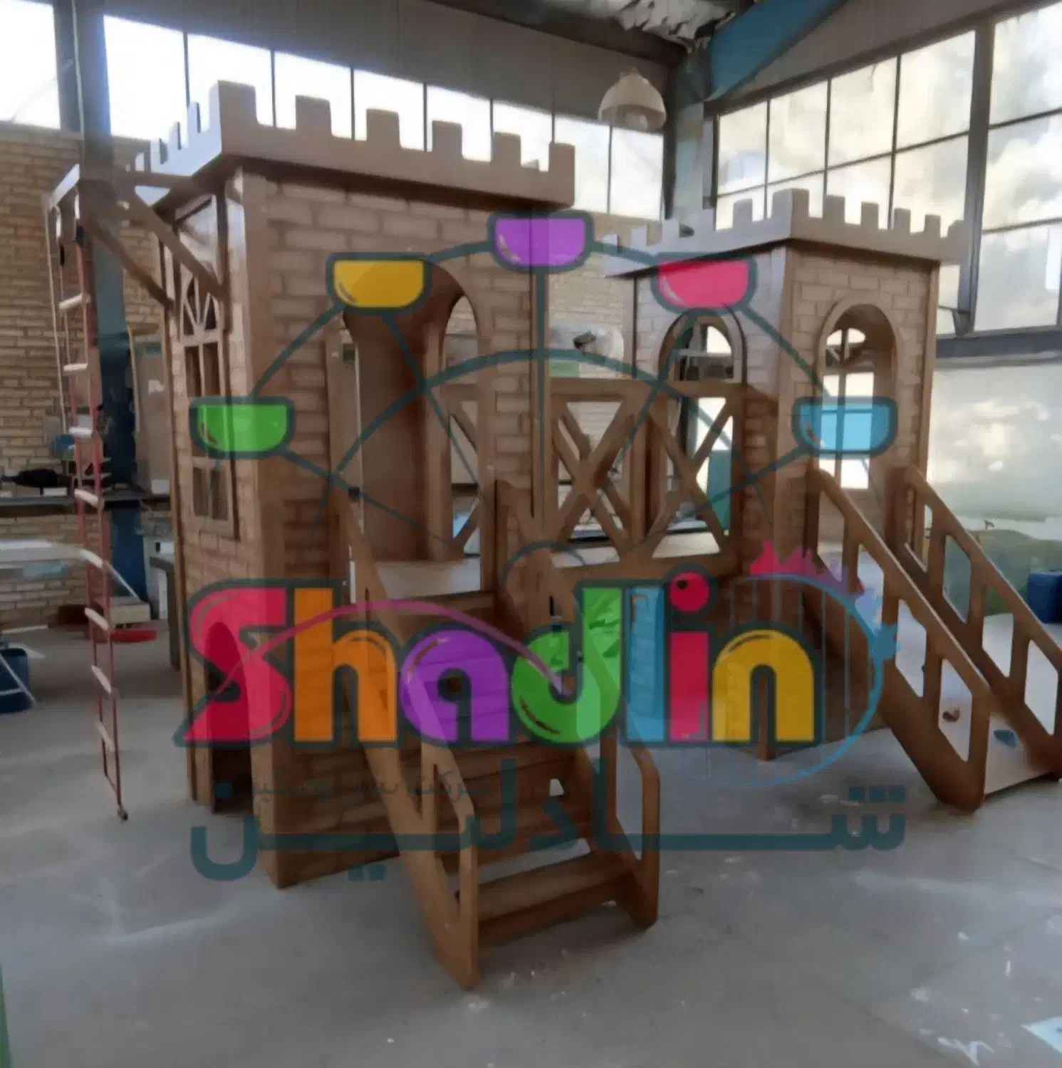 ادونچر چوبی تجهیز راه اندازی خانه بازی کودک شادلین|اسباببازی|شیراز, حومه شیراز|دیوار