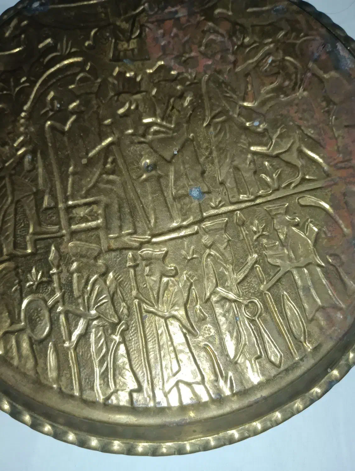 سینی خیلی قدیمی|کلکسیون اشیاء عتیقه|آمل, |دیوار