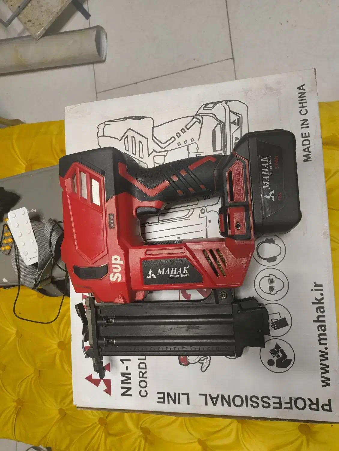 میخکوب شارژی براشلس محک مدل NM-18B|ابزارآلات|کرج, شهرک بنفشه|دیوار