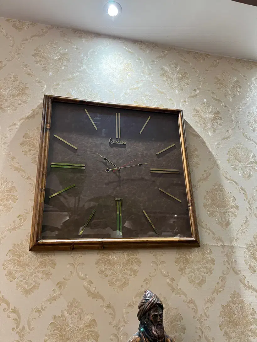 ساعت بزرگ چوبی|ساعت دیواری و تزئینی|رودهن, |دیوار