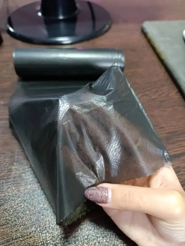 طاقه  کیسه زباله دوخت و پرفراژ خورده|ظروف نگهدارنده، پلاستیکی، یک‌بارمصرف|مهاباد (آذربایجان غربی), |دیوار