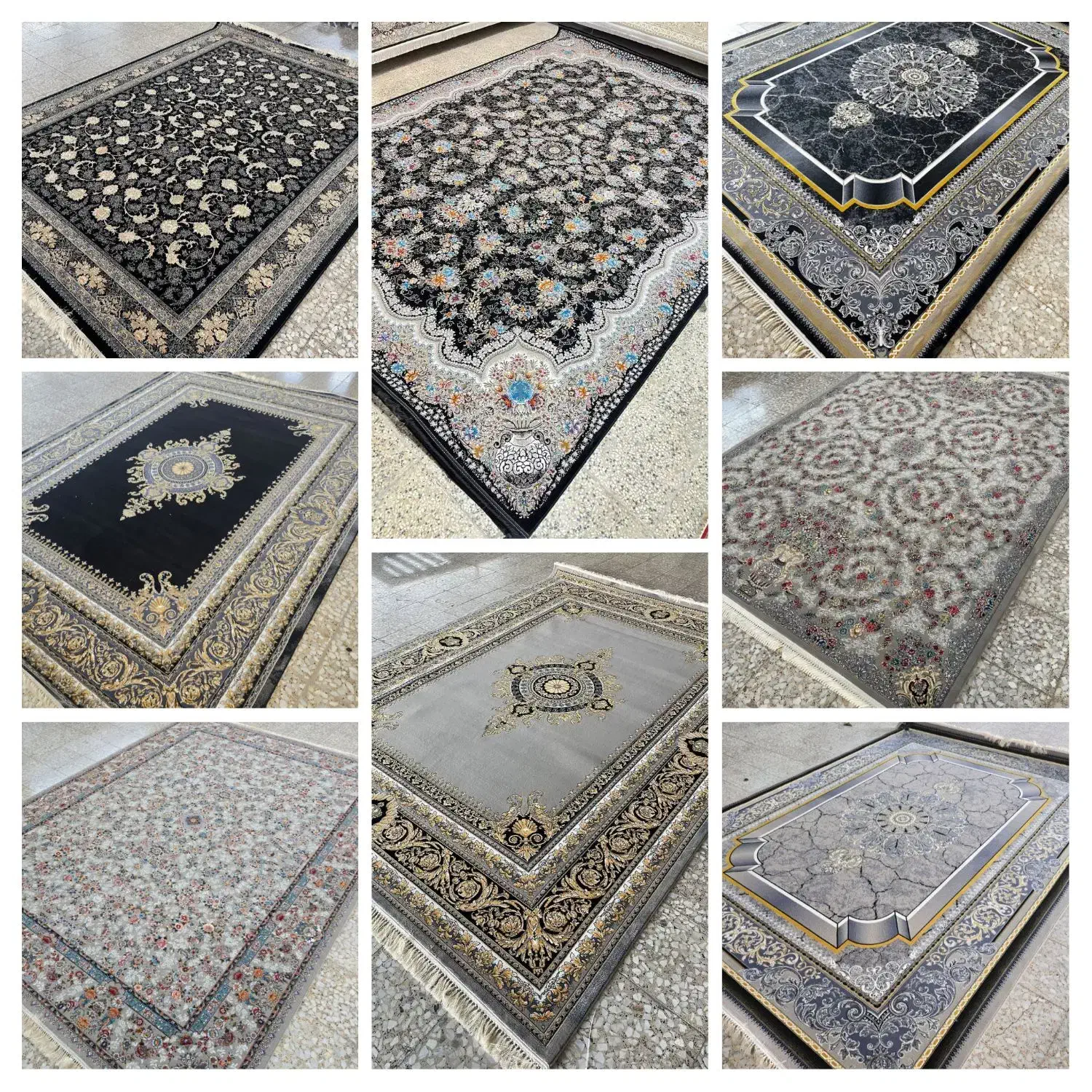 کارخانه فرش ۷۰۰ شانه تراکم ۲۵۵۰|فرش|کاشان, کارگر|دیوار