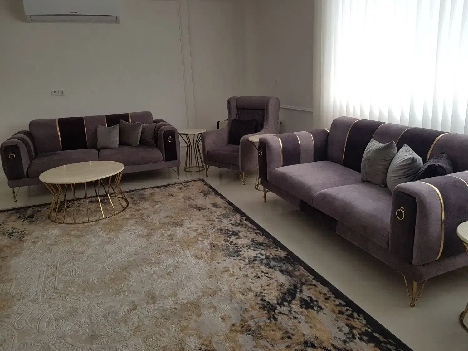 مبلمان ۸ نفره|مبلمان خانگی و میز عسلی|دزفول, |دیوار