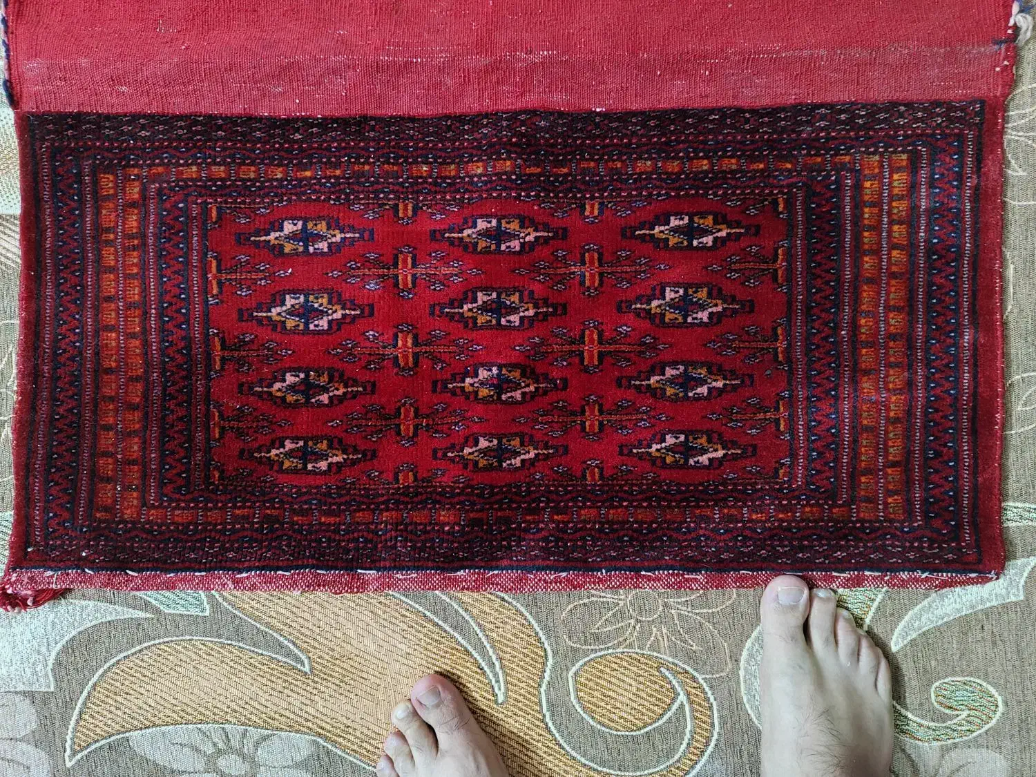 قالیچه ( پشتی ) دست باف|فرش|مشهد, سرافرازان|دیوار