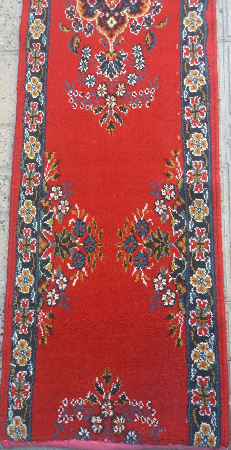 فرش ماشینی ترنج(کناره ی ۵۰×۳۲۶)|فرش|ایلام, |دیوار