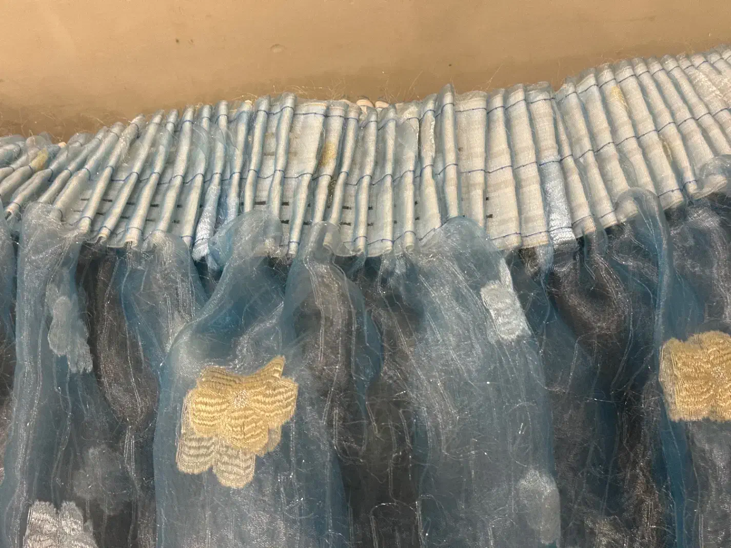 پرده حریر و آستر (دوخته شده)|پرده، رانر، رومیزی|تهران, باغ خزانه|دیوار