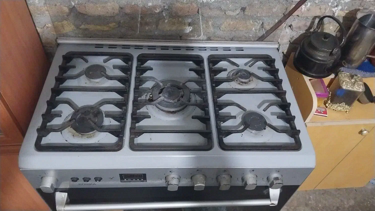 اجاق گاز رومیزی رونیکا۵شعله|اجاق گاز و لوازم برقی پختوپز|اهر, |دیوار