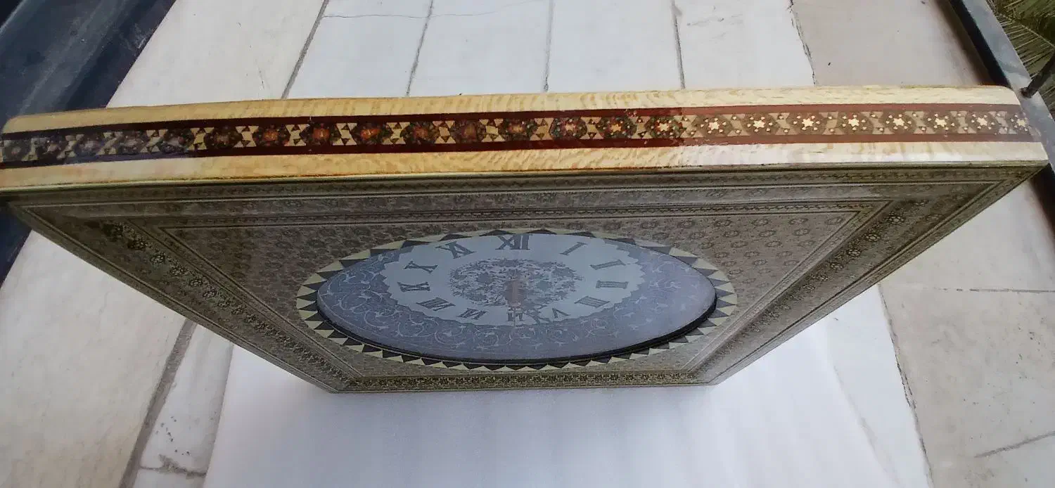 ساعت دیواری منبت کاری اصفهان|ساعت دیواری و تزئینی|تهران, نیروی هوایی (پیروزی)|دیوار