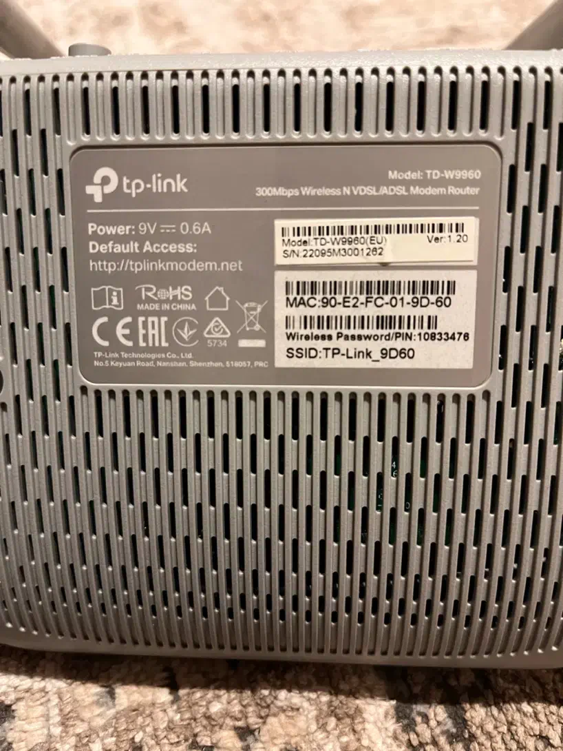 مودم TP-Link-9D60|مودم و تجهیزات شبکه|تهران, دهکده المپیک|دیوار