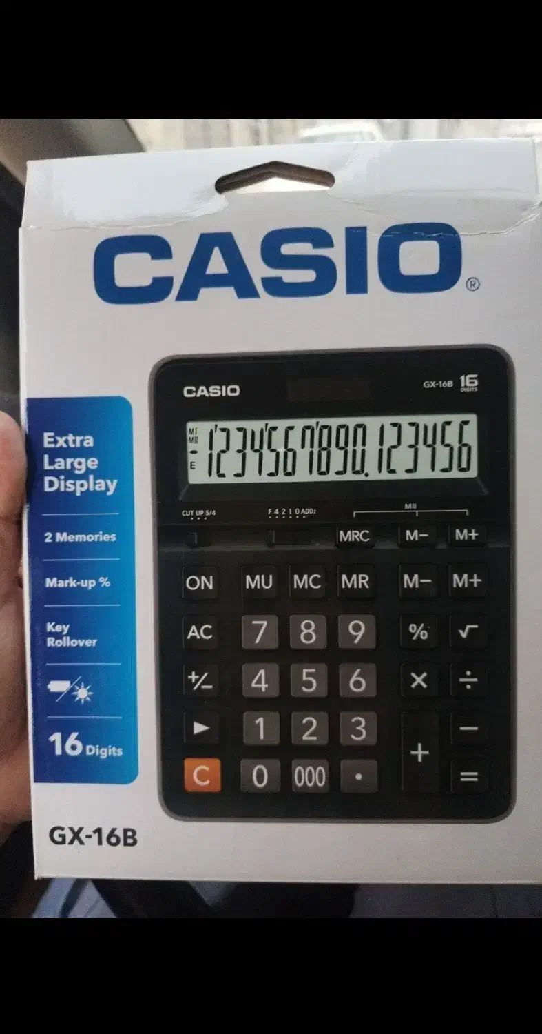ماشین حساب نو casio16 اورجینال|لوازم التحریر|بهارستان, |دیوار