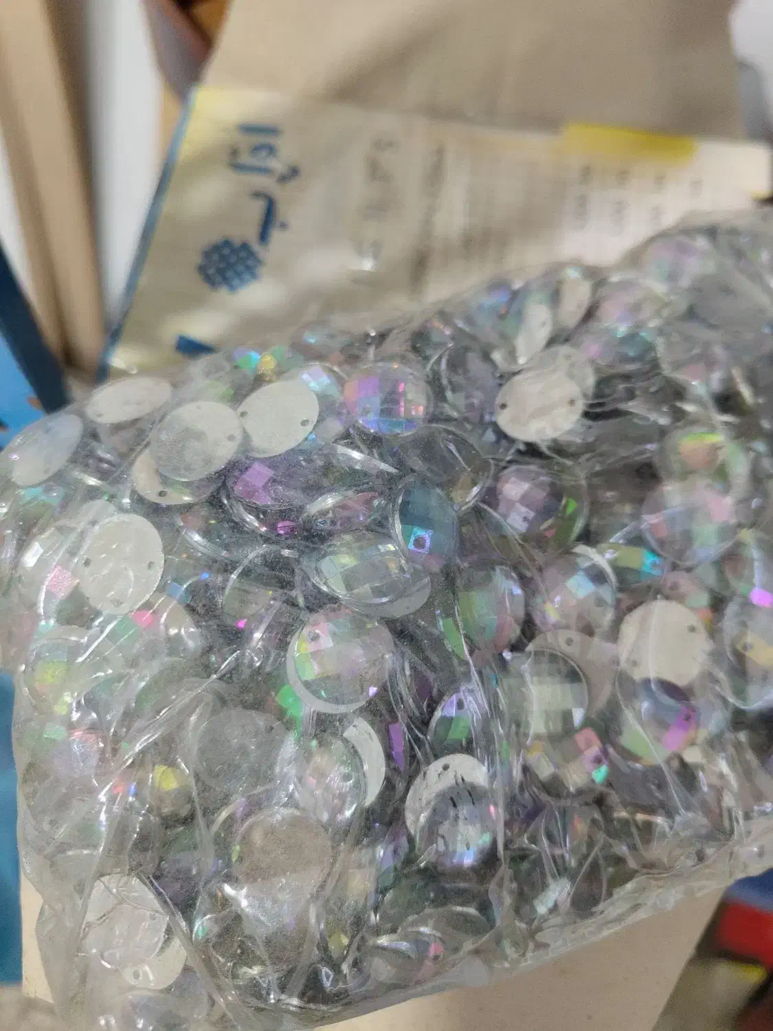 نگین دوختنی ۱.۵ سانت|لوازم خیاطی و بافتنی|تهران, قیام|دیوار