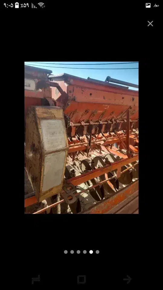 بذر پاش روسی .گاو آهن .پنجه غازی|ماشین‌آلات صنعتی|بیجار, |دیوار