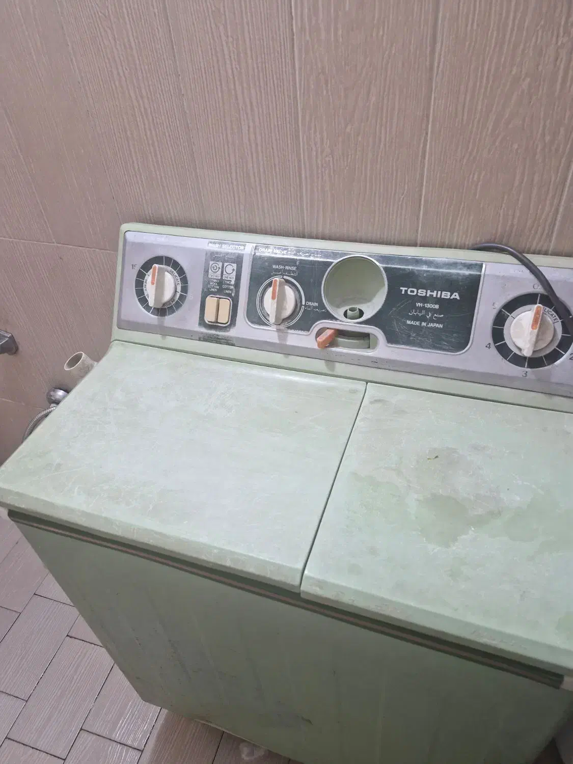 لباسشویی توشیبا قدیمی اصلی ژاپن|ماشین لباسشویی و خشک‌کن لباس|شیراز, شهرک ولیعصر|دیوار